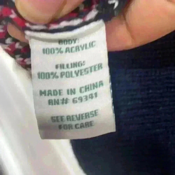 Ugly Christmas Sweater Holiday Winter Santa Fat Belly in Blizzard Size Medium - Picture 5 of 7